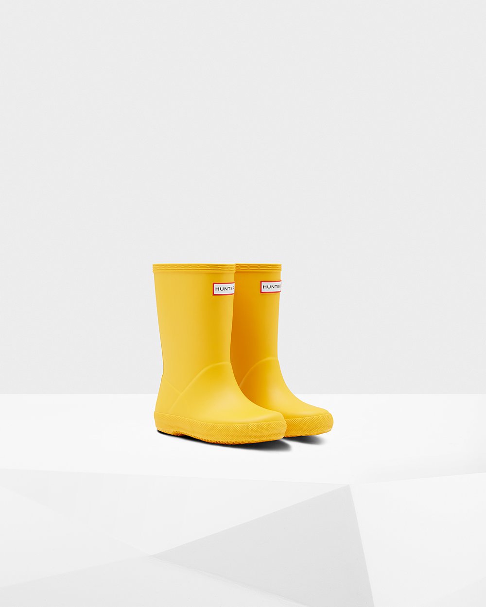 Hunter Original First Classic Rain Boots - Sale Online Kids Yellow - ZORIHU867